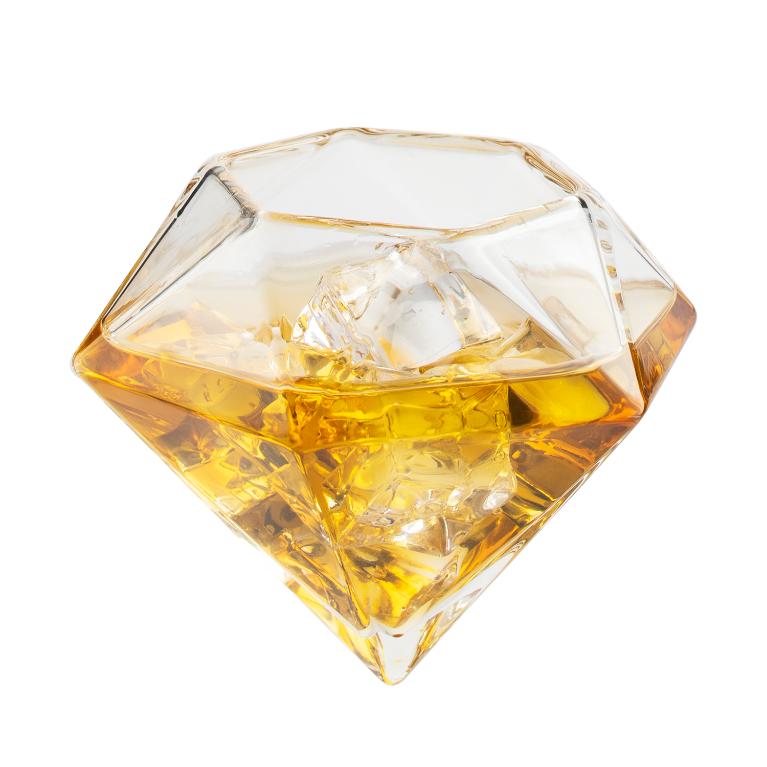 Set of 4 Diamond Whiskey & Wine Glasses 10oz