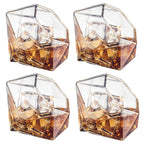 Set of 4 Diamond Whiskey & Wine Glasses 10oz