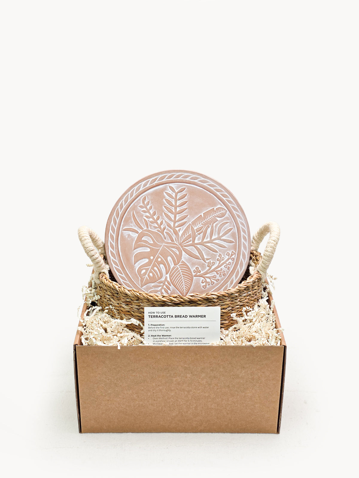 Bread Warmer & Basket - Plant Round-0