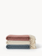 Artisanal Handwoven Cotton Throw Blanket