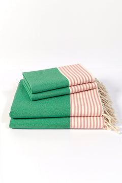 Multi Color Turkish Towel Bundle (Shipping fees may apply)-16