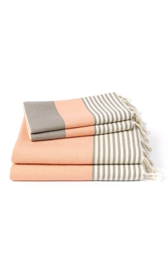 Multi Color Turkish Towel Bundle (Shipping fees may apply)-12