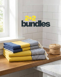 Multi Color Turkish Towel Bundle (Shipping fees may apply)-0