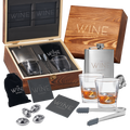 Whiskey Glasses And Football Chilling Stones Gift Set-0