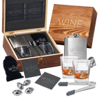 Whiskey Glasses And Football Chilling Stones Gift Set-0