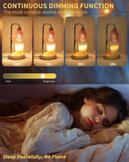 Pink Multifunctional Candle Warmer Lamp Timer Dimmable-3