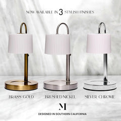 Dimmable Silver Chrome Candle Warmer Countdown Timer