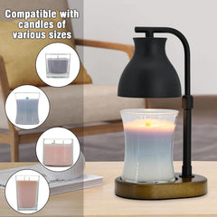 Electric Adjustable Candle Warmer Lamp Including Bulbs