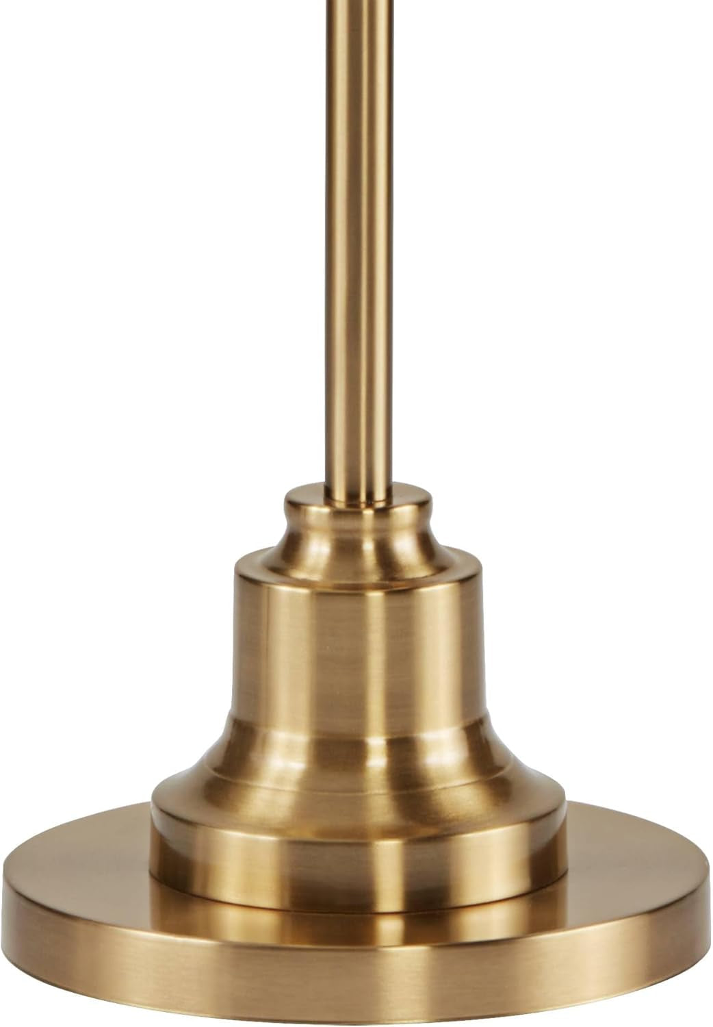 58 Inch Floor Lamp Antique Brass Burlap-4