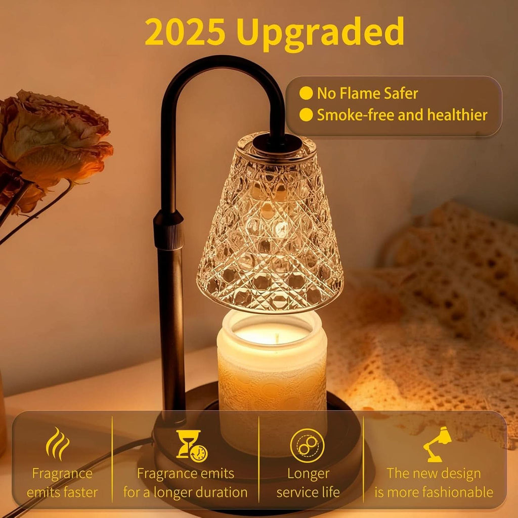 Candle Warmer Lamp With Programmable Timer Dimmable