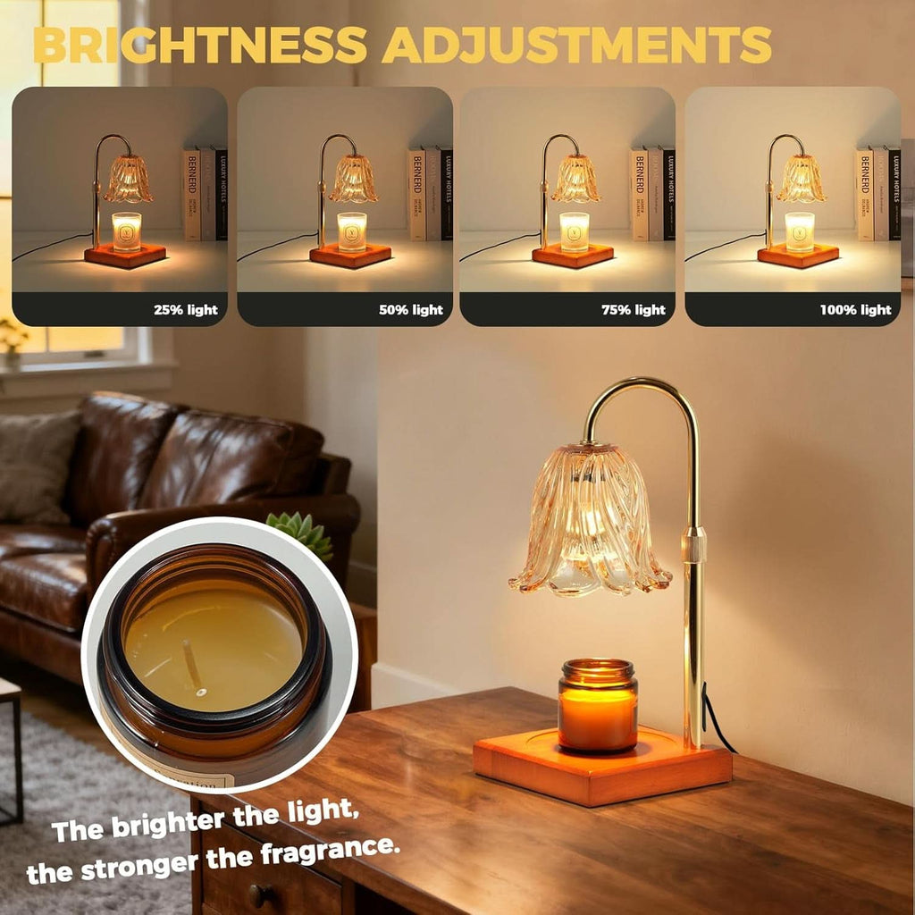 Dimmable Candle Warmer Lamp With Programmable Timer
