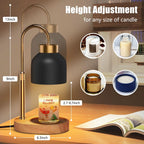 Candle Warmer Lamp With Adjustable Brightness Dimmer