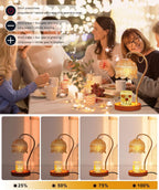 Candle Warmer Lamp Dimmable With Timer Energy Efficient