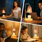 Candle Warmer Lamp With Programmable Timer Dimmable