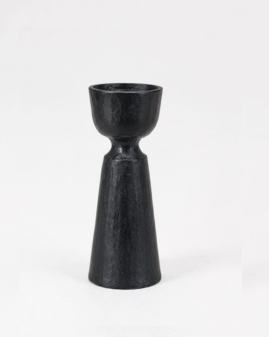 Foundry Hand-Forged Iron Candle Stand-2