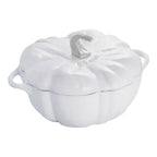 STAUB La Cocotte 3.25 L Cast Iron Pumpkin Cocotte, Pure-White-0