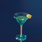 Crystal Martini Glasses Colored - Set of 4-2