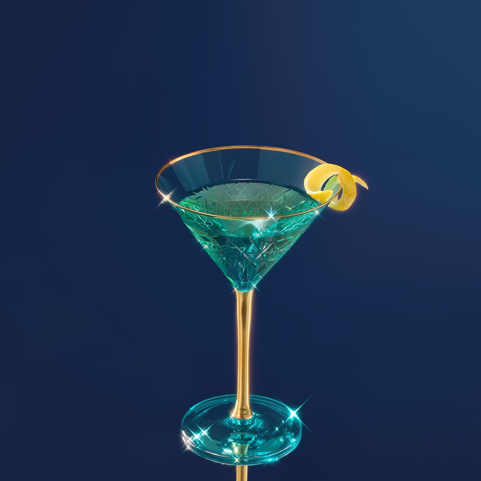 Crystal Martini Glasses Colored - Set of 4-2