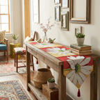 Tache Loves Me Not Daisy Tapestry Table Runner (9046)-3