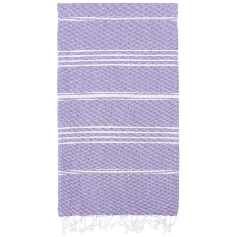 Lilac Monaco Turkish Towel – Lightweight Quick Dry Beach & Bath Towel, Luxury Turkish Cotton Spa Towel, Travel & Pool Towel-4