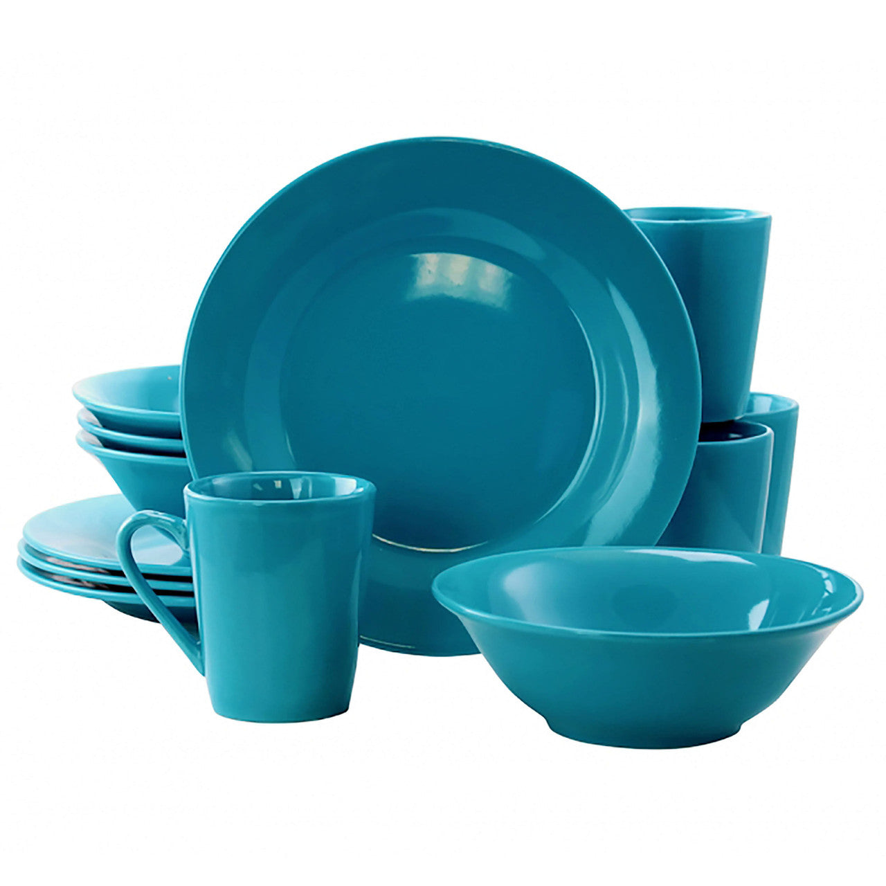 Gibson Home Carlton 12 Piece Dinnerware Set in Blue-0
