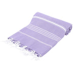 Lilac Monaco Turkish Towel – Lightweight Quick Dry Beach & Bath Towel, Luxury Turkish Cotton Spa Towel, Travel & Pool Towel-3