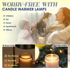 Charcoal Black Candle Warmer Lamp Vintage With Timer-2