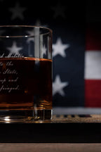 2nd Amendment American Flag Whiskey Glasses, Set of 4-3