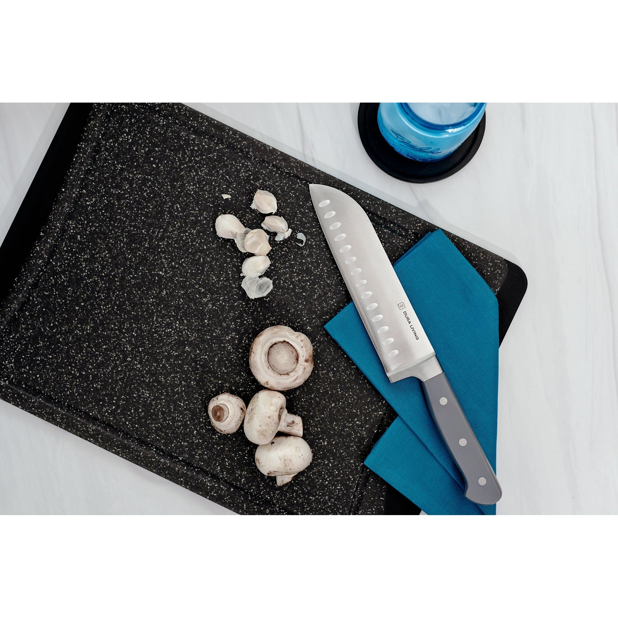 Superior 7 inch Santoku Knife - Gray-4