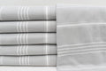 Light Grey Monaco Turkish Towel – Lightweight Quick Dry Beach & Bath Towel, Luxury Turkish Cotton Spa Towel, Travel & Pool Towel-0