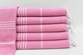 Pink Monaco Turkish Towel – Lightweight Quick Dry Beach & Bath Towel, Luxury Turkish Cotton Spa Towel, Travel & Pool Towel-0