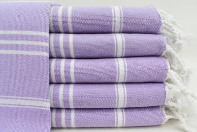 Lilac Monaco Turkish Towel – Lightweight Quick Dry Beach & Bath Towel, Luxury Turkish Cotton Spa Towel, Travel & Pool Towel-2