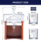 Whiskey & Wine Decanter Set 1250ml-2