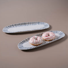 Porto Brasil ELEMENTO SHALLOW OVAL PR LARGE ORGANIC STONEWARE dia. 14.17x5.12"  SKU: '1421493101