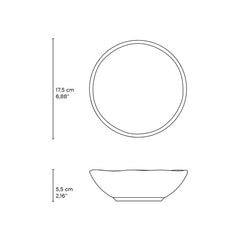 Porto Brasil DUST BOWL ORGANIC STONEWARE dia. 6.9x2.2"  SKU: '14314115801