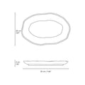 Porto Brasil DUST SHALLOW OVAL PR MEDIUM BIO STONEWARE dia. 11.81x7.87"  SKU: '14831115801