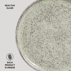 Porto Brasil PISTACHE BREAD PLATE STONEWARE dia. 6.1x0.63"  SKU: '15931108801