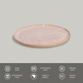 Porto Brasil LITCHI BREAD PLATE STONEWARE dia. 6.1x0.63"  SKU: '15931109201