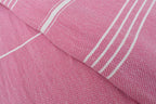 Pink Monaco Turkish Towel – Lightweight Quick Dry Beach & Bath Towel, Luxury Turkish Cotton Spa Towel, Travel & Pool Towel-1