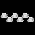 White 6 Oz | 180 Ml Tea Cup & Saucer-4