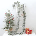 Winter Wonderland: Snow-Flocked Artificial Christmas Trees-1