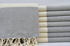 VENICE GRAY TURKISH TOWEL-0