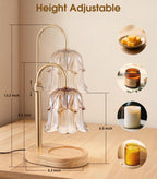 Candle Warmer Lamp With AdjustableTimer Dimmable LED