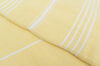 Yellow Monaco Turkish Towel – Lightweight Quick Dry Beach & Bath Towel, Luxury Turkish Cotton Spa Towel, Travel & Pool Towel-1