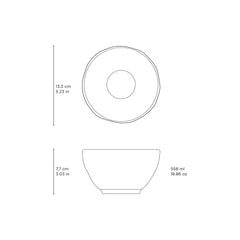 Porto Brasil METALLICA BOWL ORGANIC STONEWARE dia. 5.24"  SKU: '1914108701
