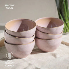 Porto Brasil LITCHI BOWL ORGANIC STONEWARE dia. 5.24"  SKU: '1914109201