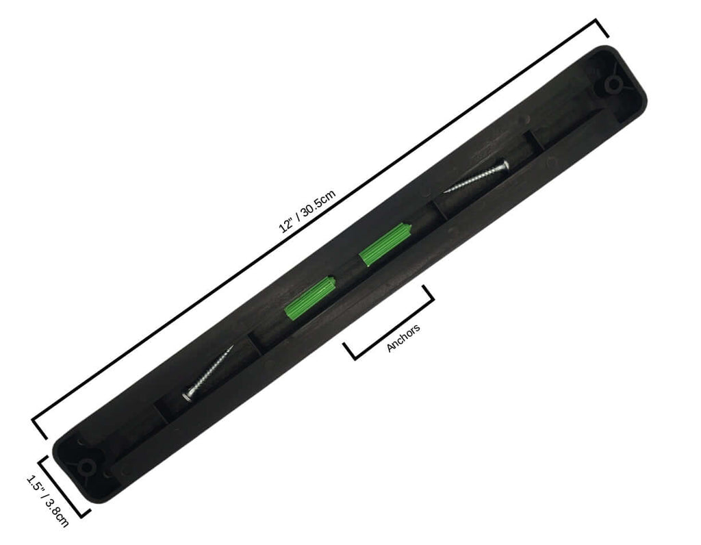 Magnetic Knife/Tool Rack - 3 Black