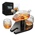 Galactic Cruiser Birthday Gifts for Men Dad, Galaxy Spaceship Whiskey Decanter Sets-0