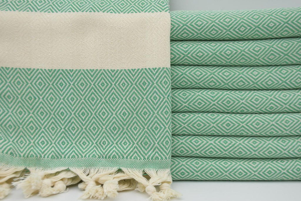 VENICE GREEN TURKISH TOWEL-0