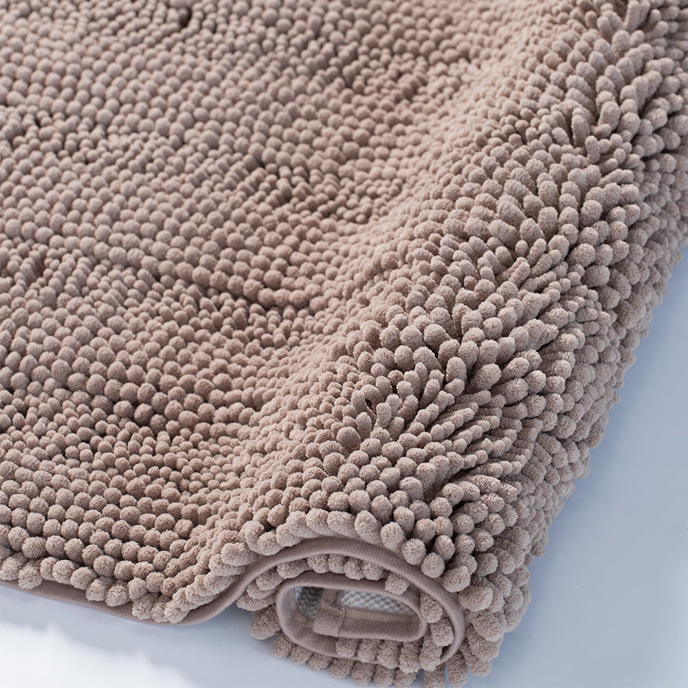 Soft Absorbent Durable Non-Slip Bathroom Rug Mat, Solid Color, Room Decor, Graduation Gifts, Fathers Day Gift, Mother Gift (Shipping fees may apply)-2